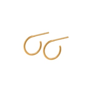 Open hoop earrings / Small Hoop Earrings / Hoop Earrings/ Gold earrings/ Gift for Her/