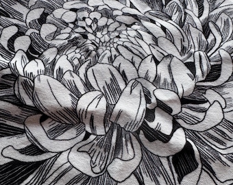 Chrysanthemum Flower Kitchen Tea Towel