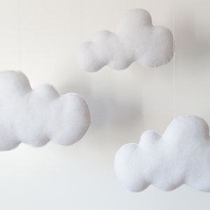 Three Ceiling Hanging White Soft Clouds Cot Decorations Baby Room Decor Sky Ceiling Clouds Cute Wall Decorations Set Clouds Floating Clouds