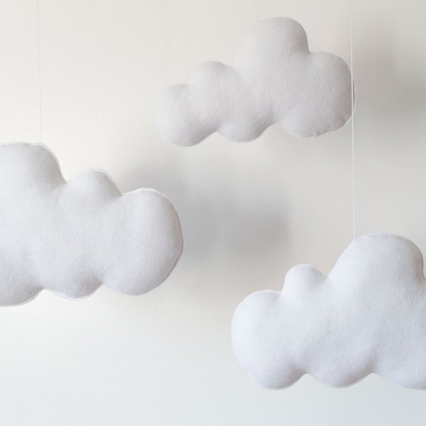 Drei Decken Hängende Weiße Weiche Wolken Kinderbett Dekorationen Baby Zimmer Dekor Himmel Decke Wolken Niedliche Wand Dekorationen Set Wolken Schwimmende Wolken