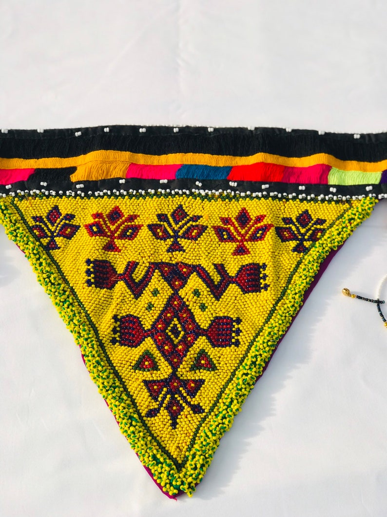 belly dancing belt multi color kuchiBanjara belt Kuchi belt triangle belt festival belt