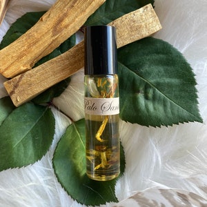 Palo Santo Essential Oil Perfume * Vanilla * Palo Santo Wood * Boho * Birthday Gift * Cleansing * Meditation * Holy Wood * Christmas Gift