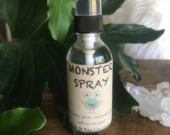 Monster Spray * Essential Oils * Bedtime * Childrens Gift * Ghost Spray* Children * Boogie Man * Monsters * Birthday Gift * Baby Shower