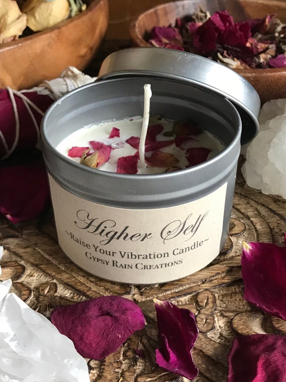 Higher Self Candle * Soy Candle * Rose Candle * Christmas Gift * Altar  Candle * Gypsy * Bohemian * Self Love * Birthday - Etsy