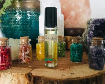Chakra Balancing Essential Oil Fragrance * Yoga * Grounding * Apothecary * Christmas Gift * Birthday Gift * Spiritual * Meditation Oil