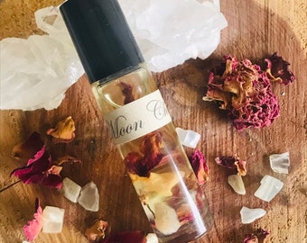 Moon Child Essential Oil Perfume Roller, Moonstone Infused Blend