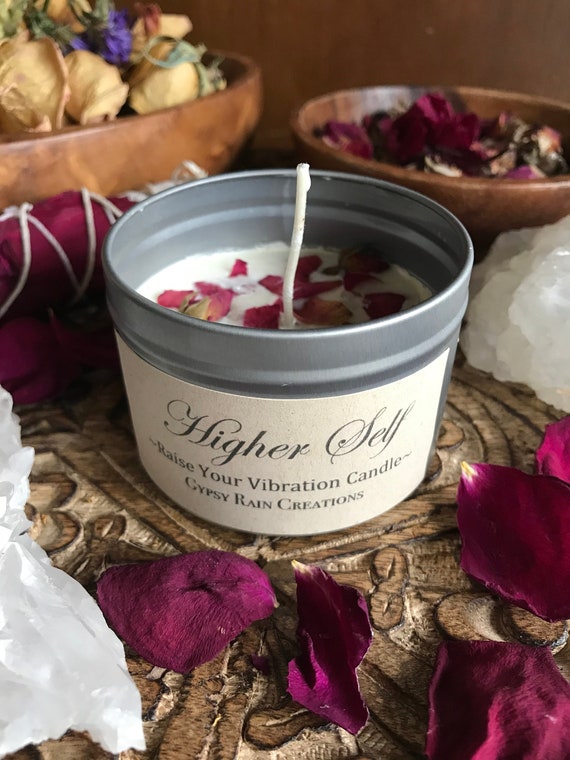 Higher Self Candle * Soy Candle * Rose Candle * Christmas Gift * Altar  Candle * Gypsy * Bohemian * Self Love * Birthday - Etsy