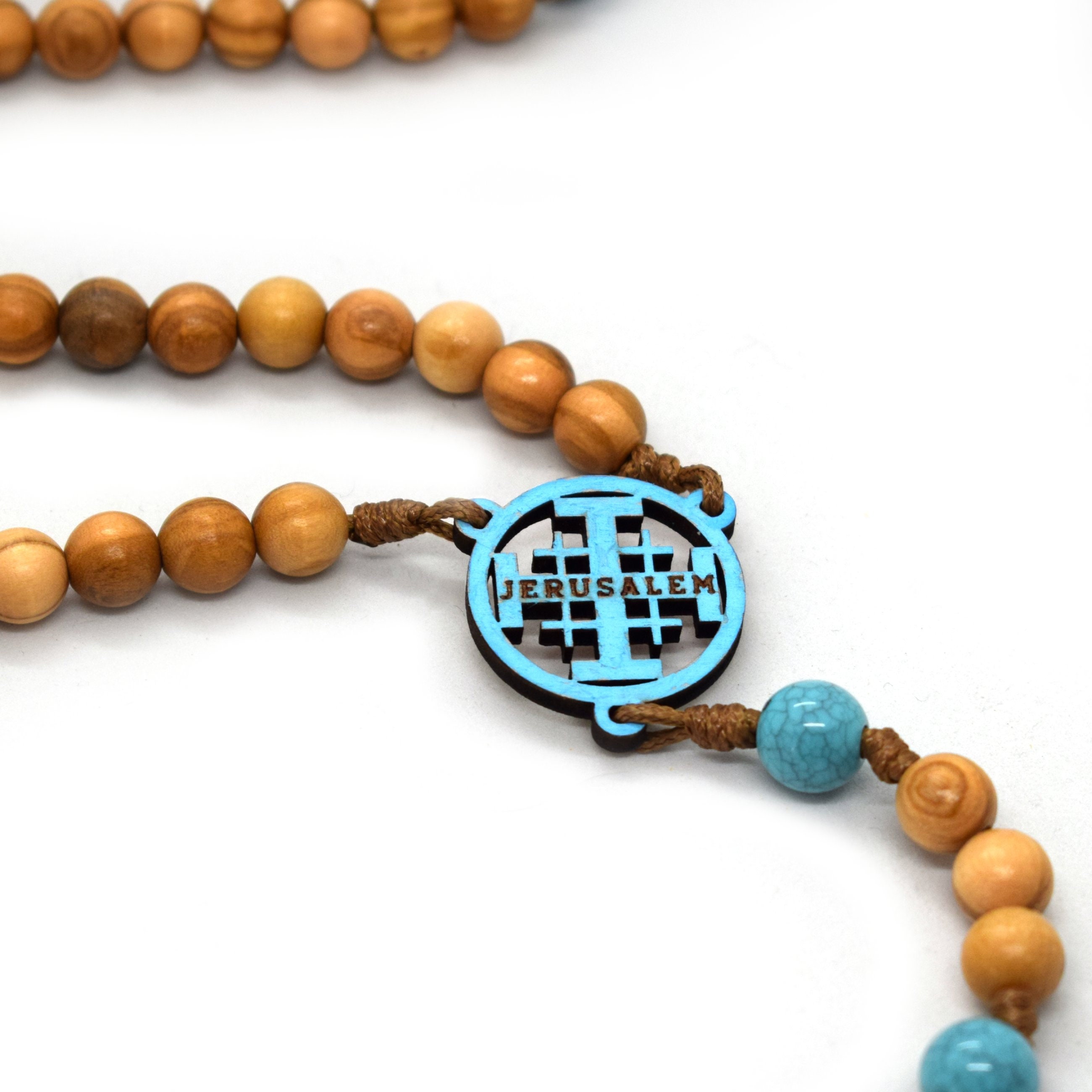 Collana Rosario Cattolica Perle Bianche In Vetro Con Crocifisso Argentato – Lunga 80 Cm – Unisex Per Comunione E Battesimo