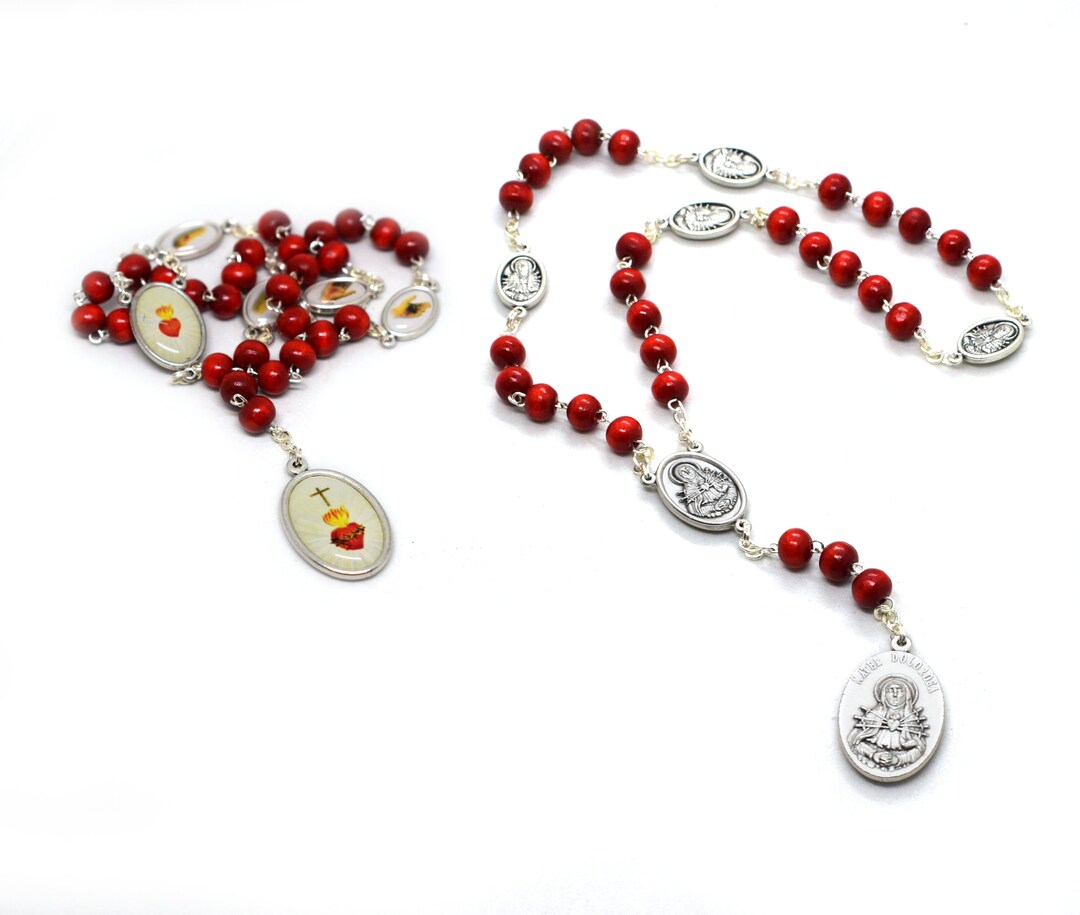 The Five Holy Wounds Chaplet Rosary, Holy Wounds of Christ, Five ...