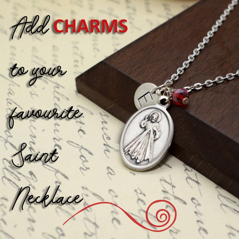 Divine Mercy Medal Necklace: Stainless Steel Catholic Jewelry - Etsy