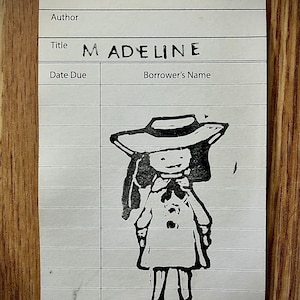 Madeline library card