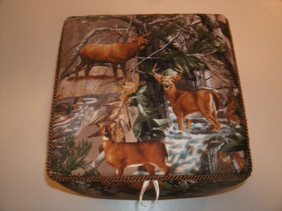 Deer Fabric Box Handmade Large Lidded Storage Box Etsy