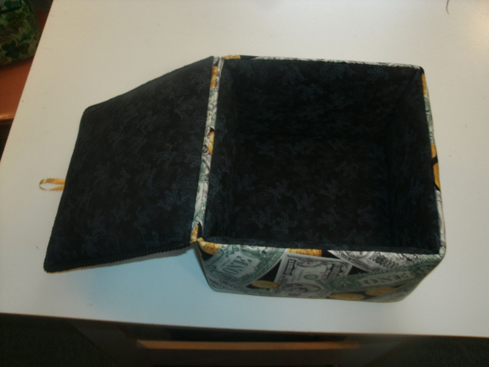 Spardose Stoff-Box Handmade große Deckeldose | Etsy