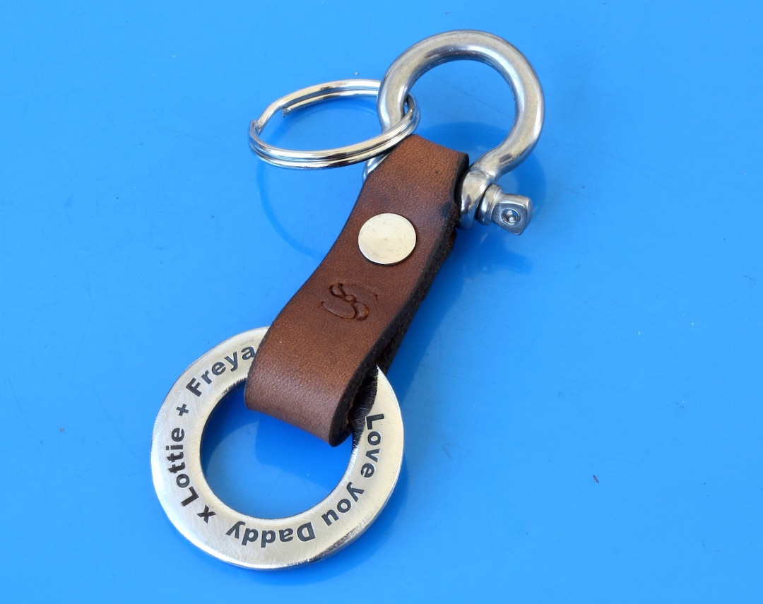 Personalized Keychain for Men Personalized Key Chain Custom Etsy