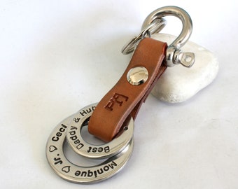 Personalized Keychain  for Dad,Fathers Day Gift,Personalized  Keychain,Father's Keychain,Daddy Keychain,Daddy Gifts,Father Gift,Keychain