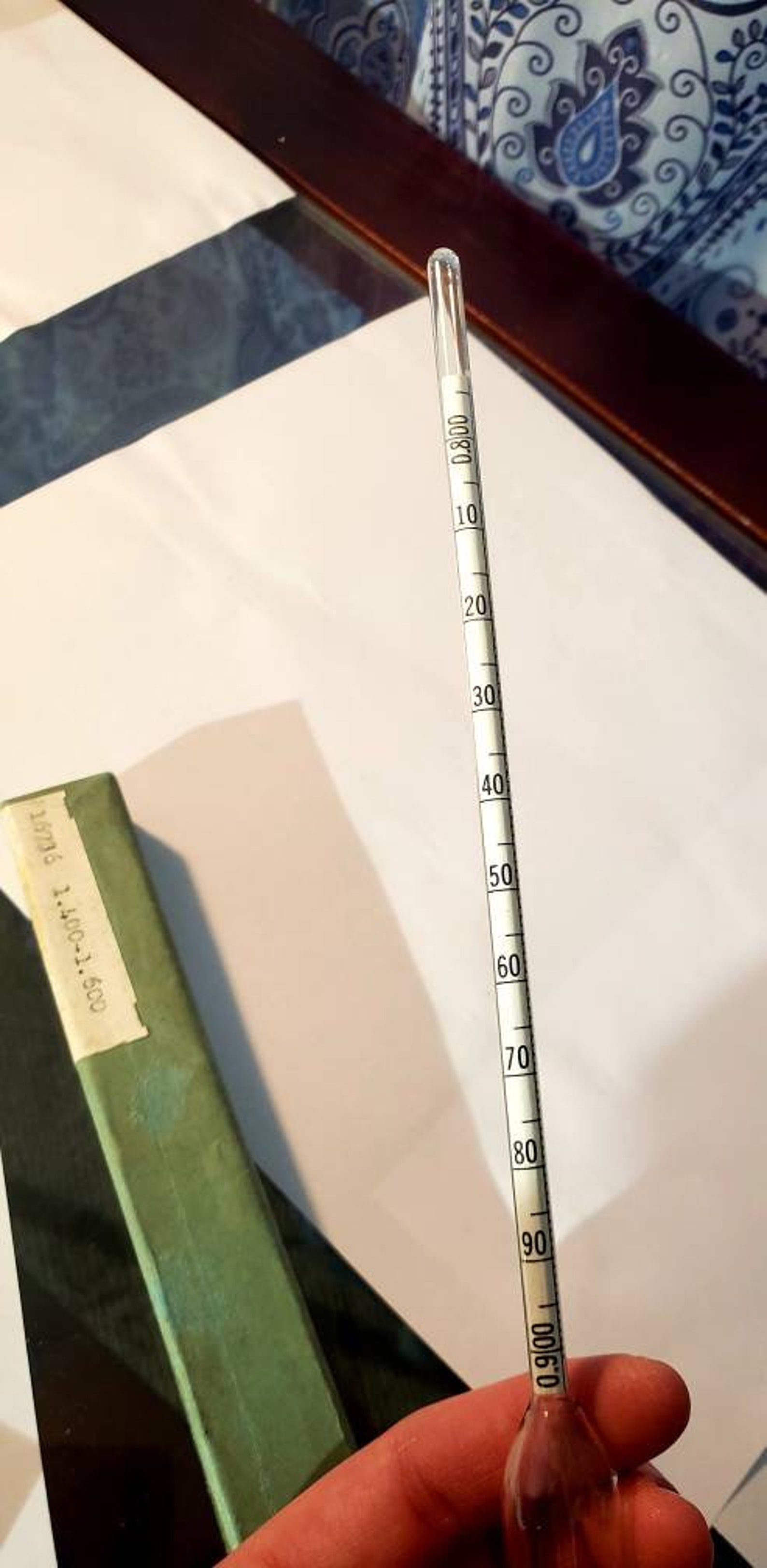 Antique Hydrometer Mercury Glass Thermometer Will Scientific Etsy