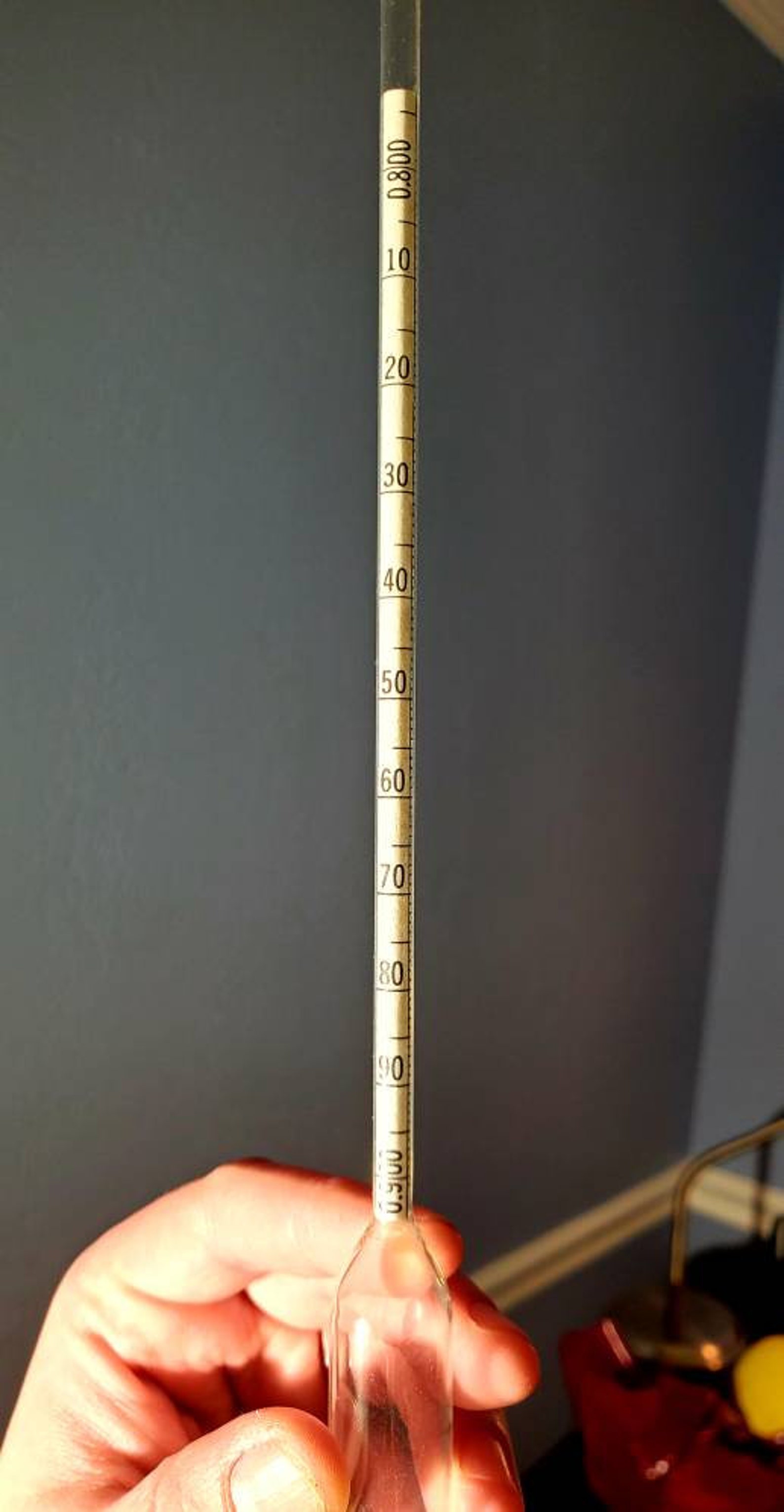 Antique Hydrometer Mercury Glass Thermometer Will Scientific Etsy