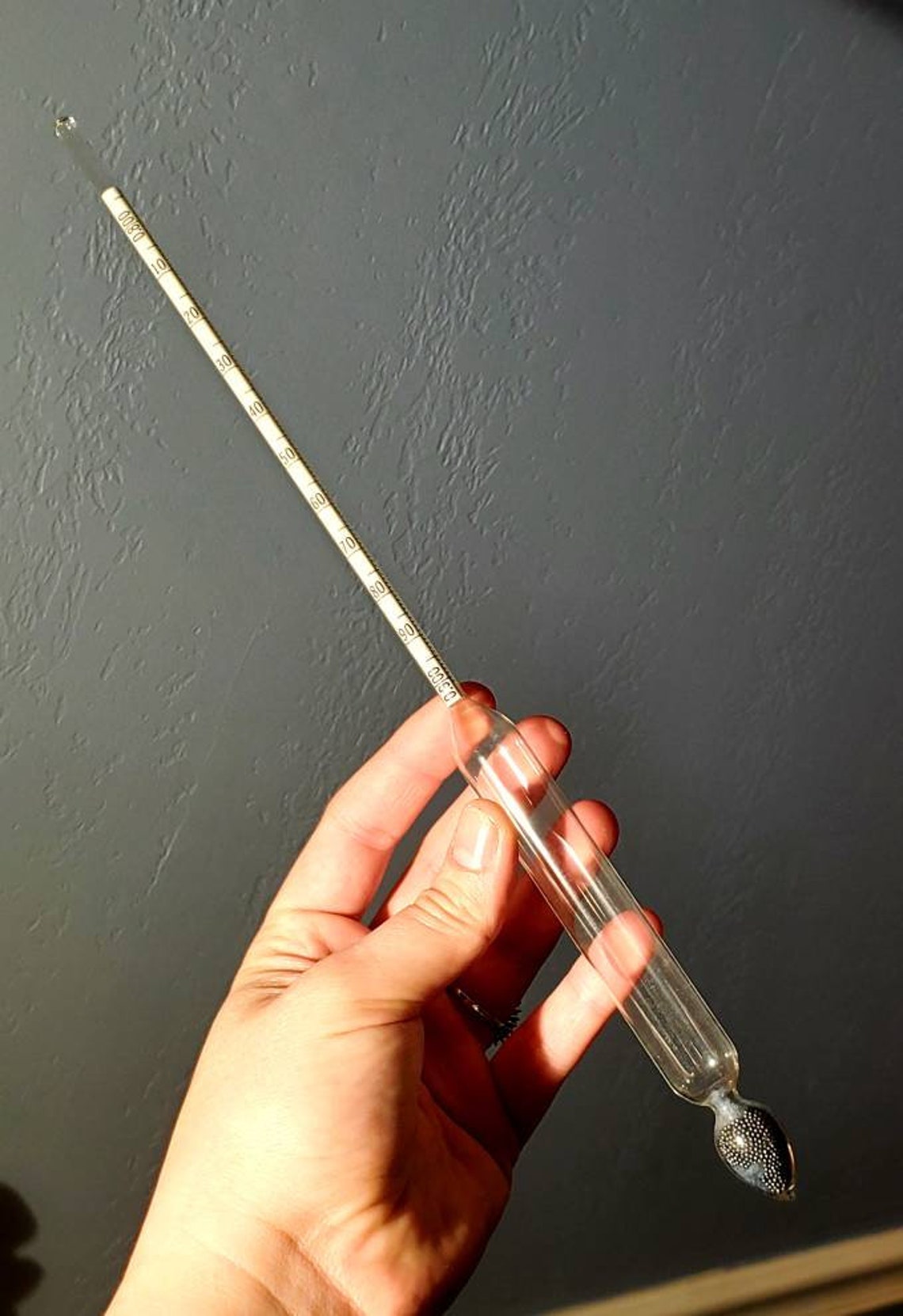 Antique Hydrometer Mercury Glass Thermometer Will Scientific Etsy