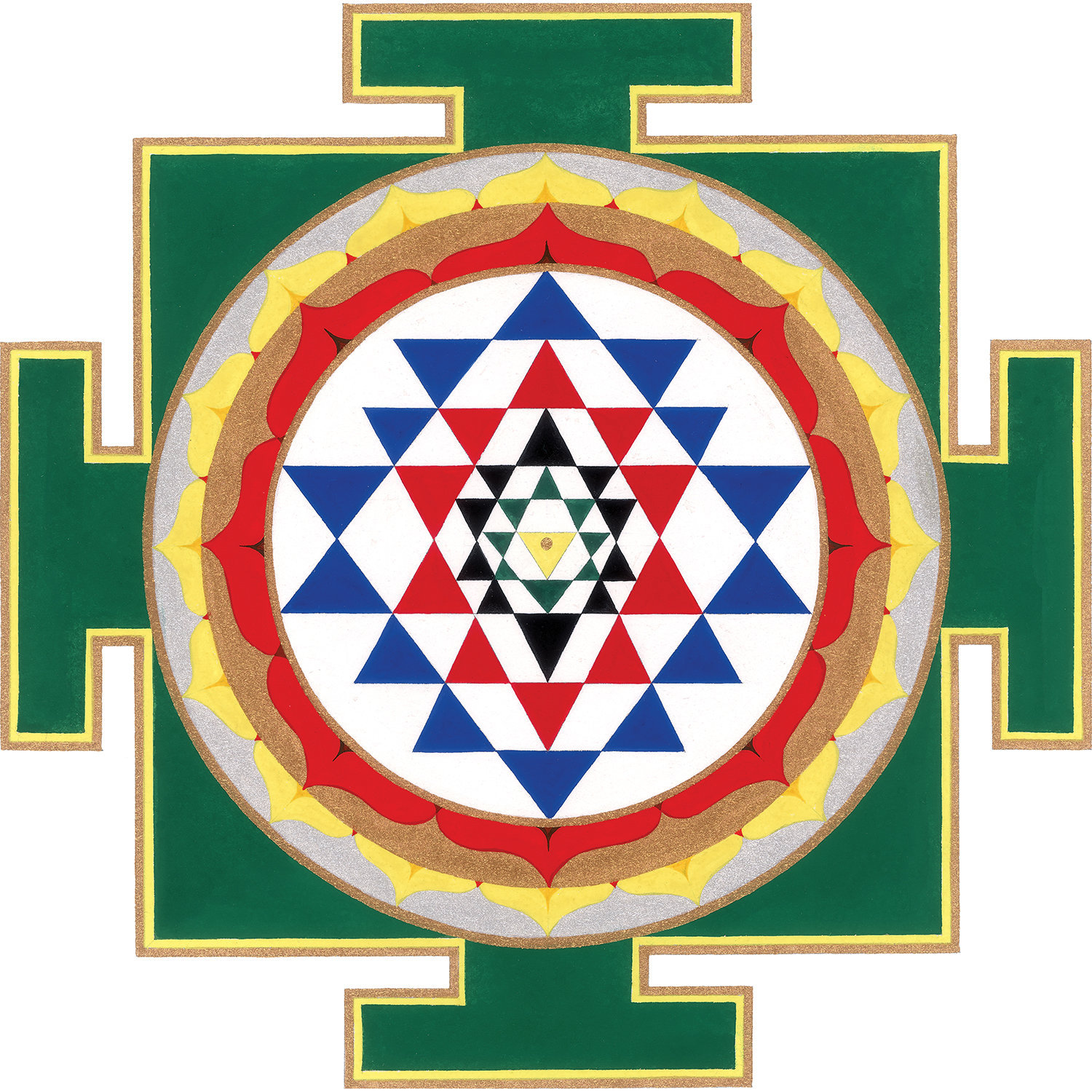 Sri Yantra Print to Bring Prosperity, Beauty and Contentment Into Your Life. - Etsy sri-yantra-print-to-bring-prosperity-beauty-and-contentment-into-your-life-etsy