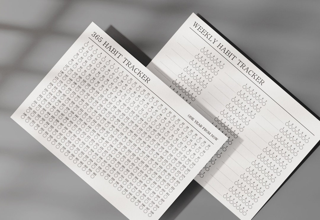 Tracker Cards.pdf PDF - A6 Habit Tracker Cards - Flashcards for Keeping New Year ...
