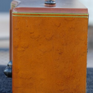 Vintage 1930s Antique Emerson Ingraham Wood Vacuum Tube Radio - Outstanding and Working bild 2