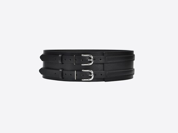 Wide Leather Belt, Waist Corset Belt, Plus Size