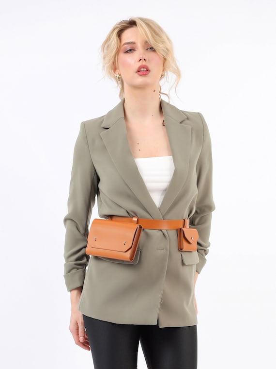 Double belt bag hotsell