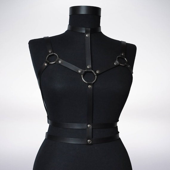 accessory of the season, harnesses. From  Harness fashion, Diy leather  harness, Fashion