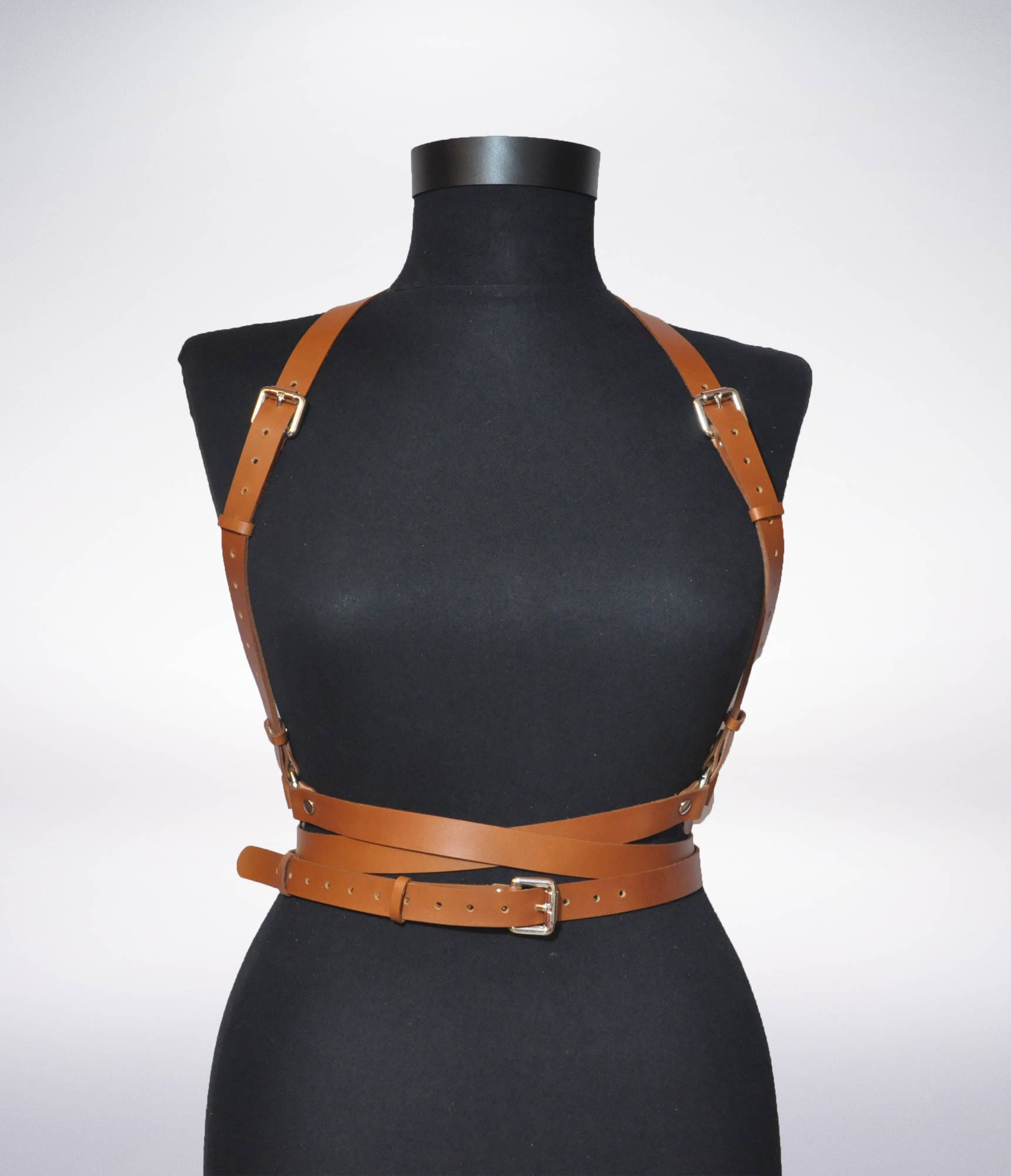 Leather Harness Womens Leather Harness Body Cage Harness Etsy
