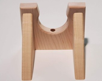 Guitar Hanger, Birthday Gift for Musician, Unfinished Maple, Notched Display Shelf, Wall Mount Guitar Display for Him, Her, Dad, Home Decor