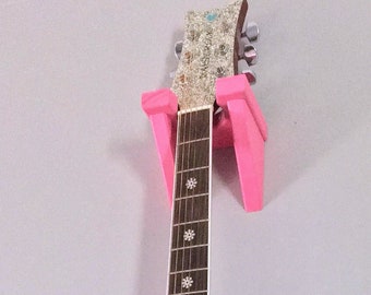 Pink Guitar Hanger, Instrument Wall Hook, Birthday Gift for Her, Wife, Girl, Girlfriend, Daughter, Niece, Sis New Year Musician Studio Decor