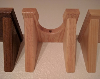 Oak Classical Guitar Hanger, Wall Mount for Wide Neck Guitar in Solid Red Oak Wood, Christmas Gift for Guitarist, Holiday Musician Present