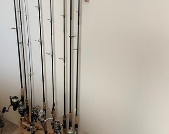 Fishing Rod Rack, Solid Maple, Any Size Wall Mount Pole Holder, Gift for  Fisherman, Husband, Dad, Grandpa, Son -  Canada