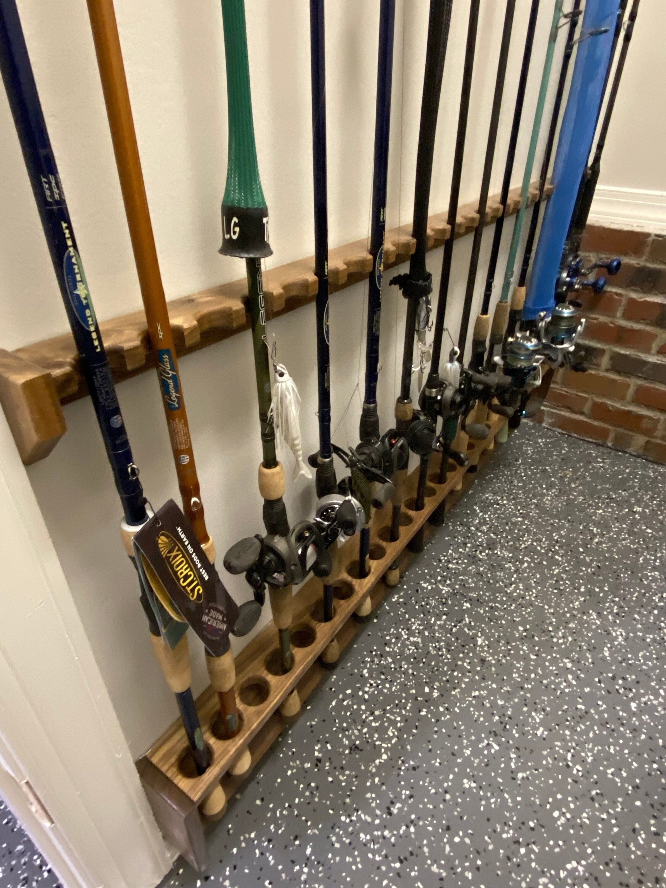 Vertical Fishing Rod Rack 