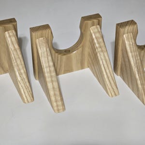 Guitar Wall Hanger, Solid Ash Wood, Acoustic or Electric Guitar Hanging Hook, Fixture, Display, Storage, Christmas Gift for Musician