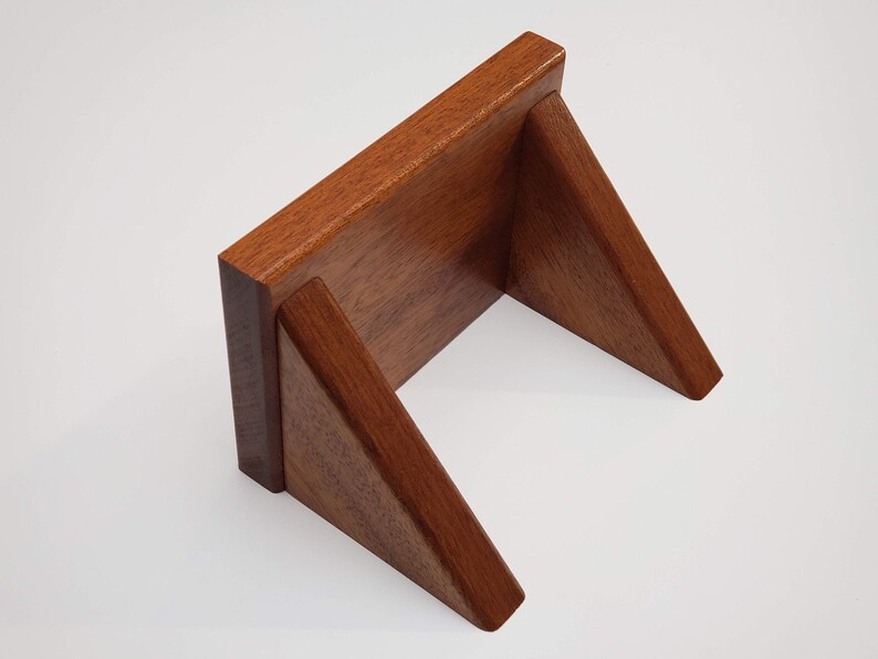 Six Inch Mahogany Shelf Small Compact Narrow Removable Wall Shelving With Keyhole Mount For Concealing Fasteners Ball Display