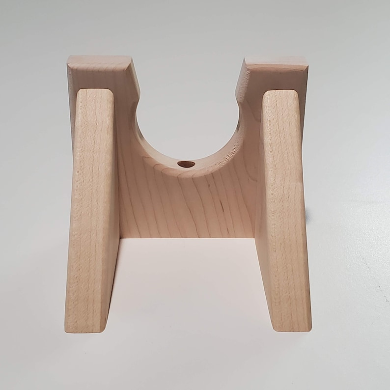 Unfinished Wood Guitar Hanger, Wall Mount Instrument Hook, Acoustic or Electric Guitar Display, Holder, Protector, Gift for Him, Musician image 2