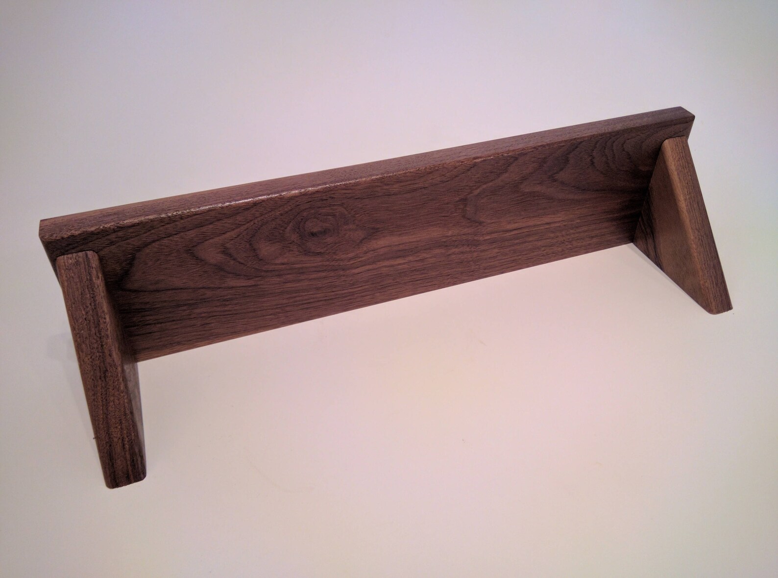 Solid Walnut Wood Shelf Elegant Home Decor Exquisite Quality Etsy
