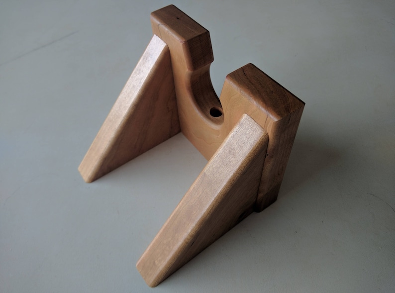 Baseball Bat Wall Hanger Solid Cherry Wood Hanging Hook Etsy