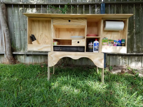 Camp Kitchen Chuck Box, Custom Sizes Available, Gift for Outdoorsman, Tent  Camping Storage Box, Van, Car Pantry, Campsite Dining Prep 