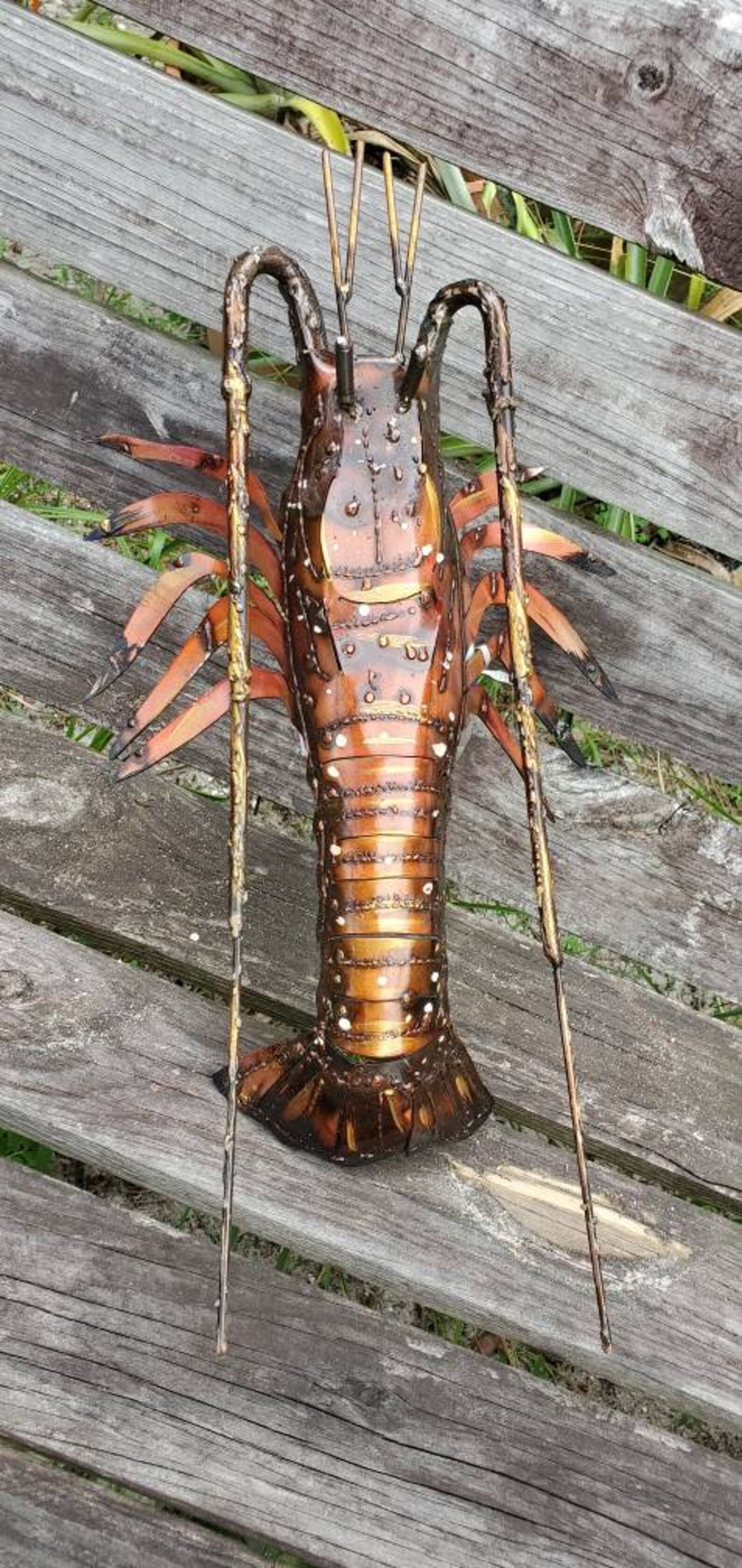 Florida Key West Lobster / Metal Art Lobster / Metal Art Spiny Etsy