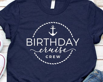 Birthday Cruise Crew SVG Cut File. Great for Crafting Summer Family Cruise Shirt for Birthday Or For Whole Family.