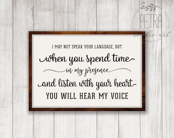 Hear My Voice Etsy