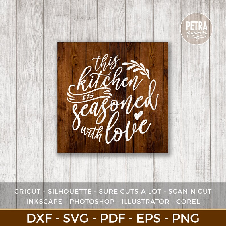 Free Free 74 Kitchen Seasoned With Love Svg SVG PNG EPS DXF File