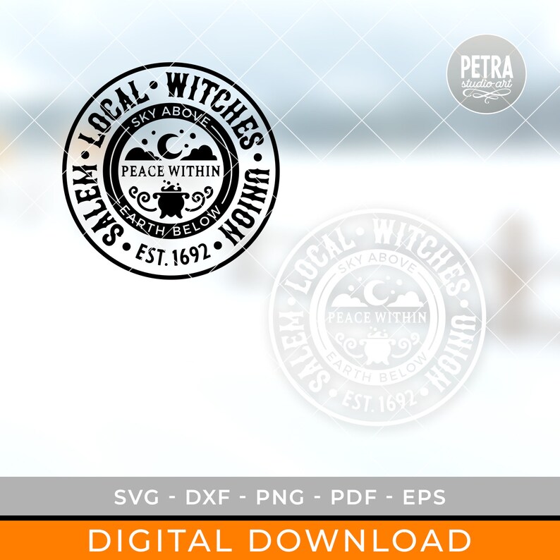 Salem Local Witches Union SVG A Halloween SVG Cut File Great Etsy