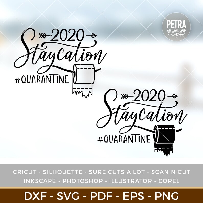 Download 2020 Staycation Quarantine SVG Cut File. Great for T-Shirt ...