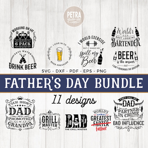 Download Father S Day Svg Bundle 11 Cut Files Personal And Etsy PSD Mockup Templates