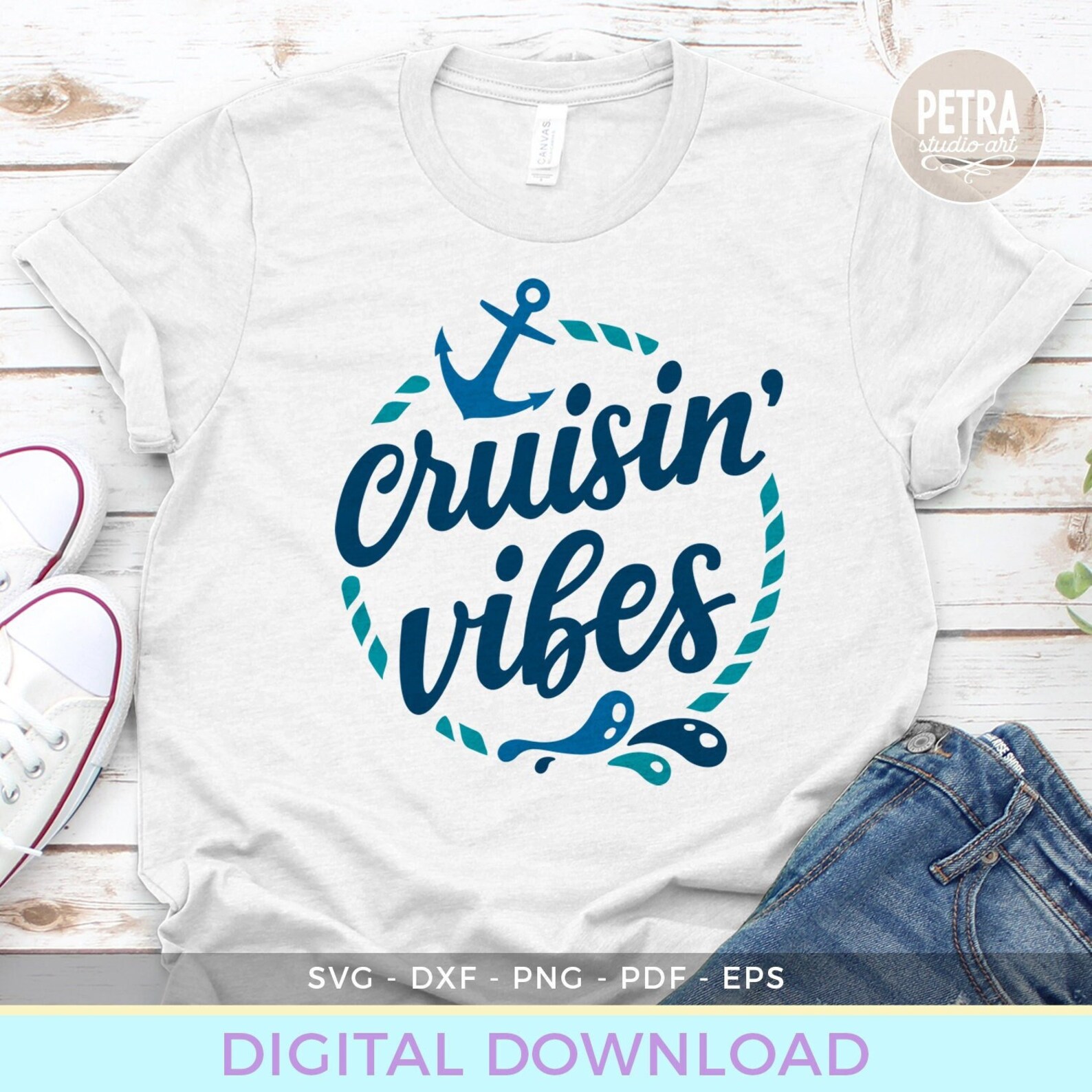 Cruisin' Vibes SVG Cut File. Great for Crafting Summer - Etsy Ireland