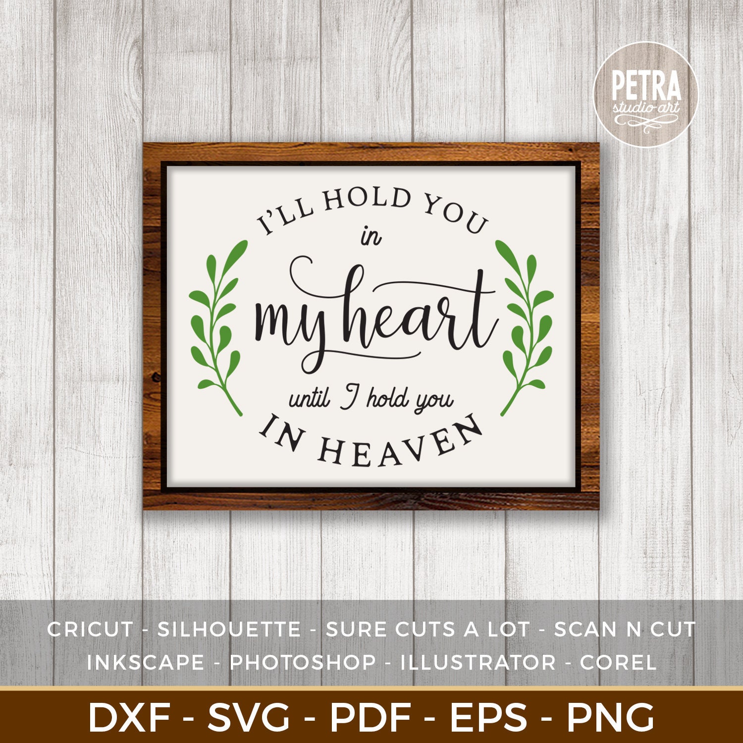 I Will Hold You in My Heart Until I Hold You in Heaven Christmas Ornament, Memorial Ornament, Baby Memorial Ornament, - UK