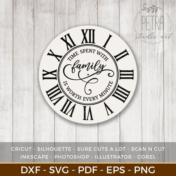 Clock Face Svg, Clock Face Template Dxf, Clock Face Png, Clock Face Cricut  Cut File -  Israel